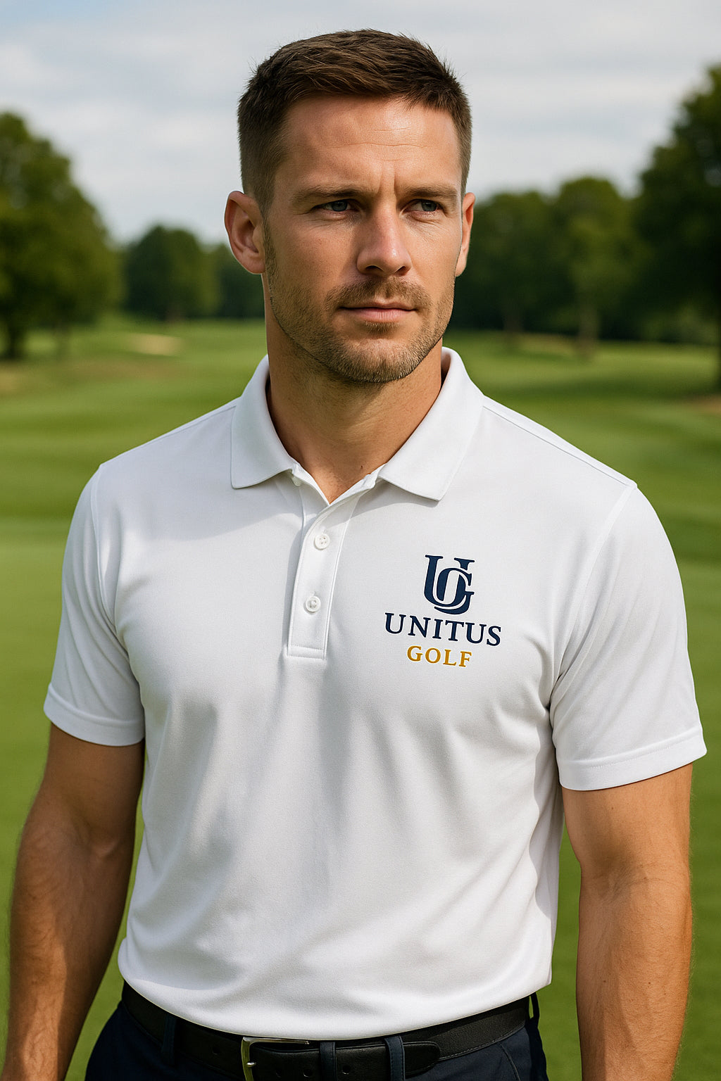 UNITUS GOLF Core Polo White
