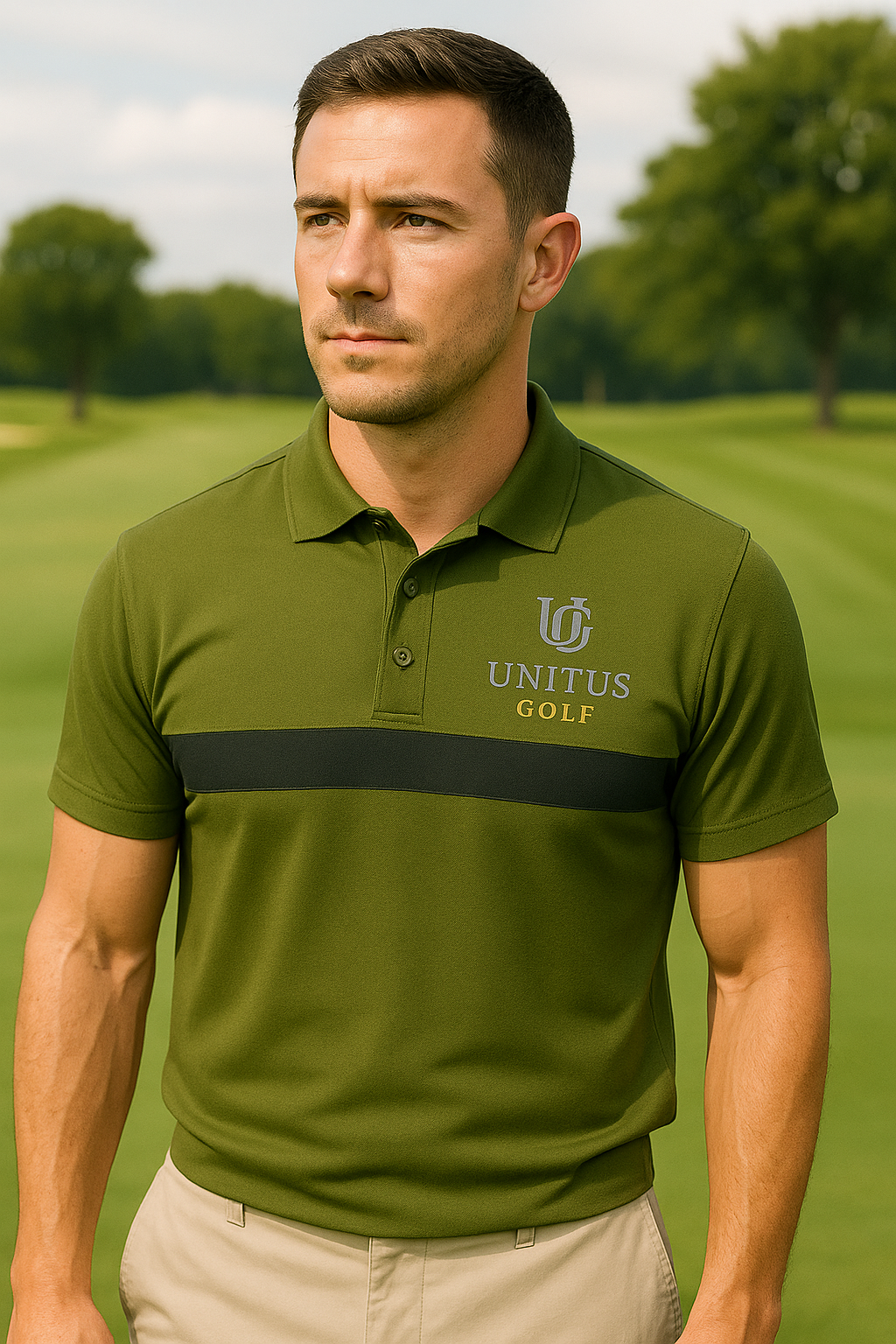 Unitus Golf Olive Core Polo